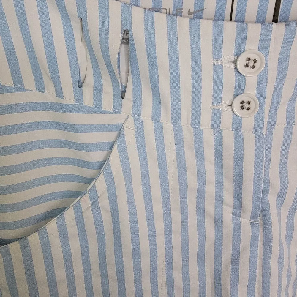 Nike Golf Tour Performance Dri-FIT Striped Mini Skirt Size 2